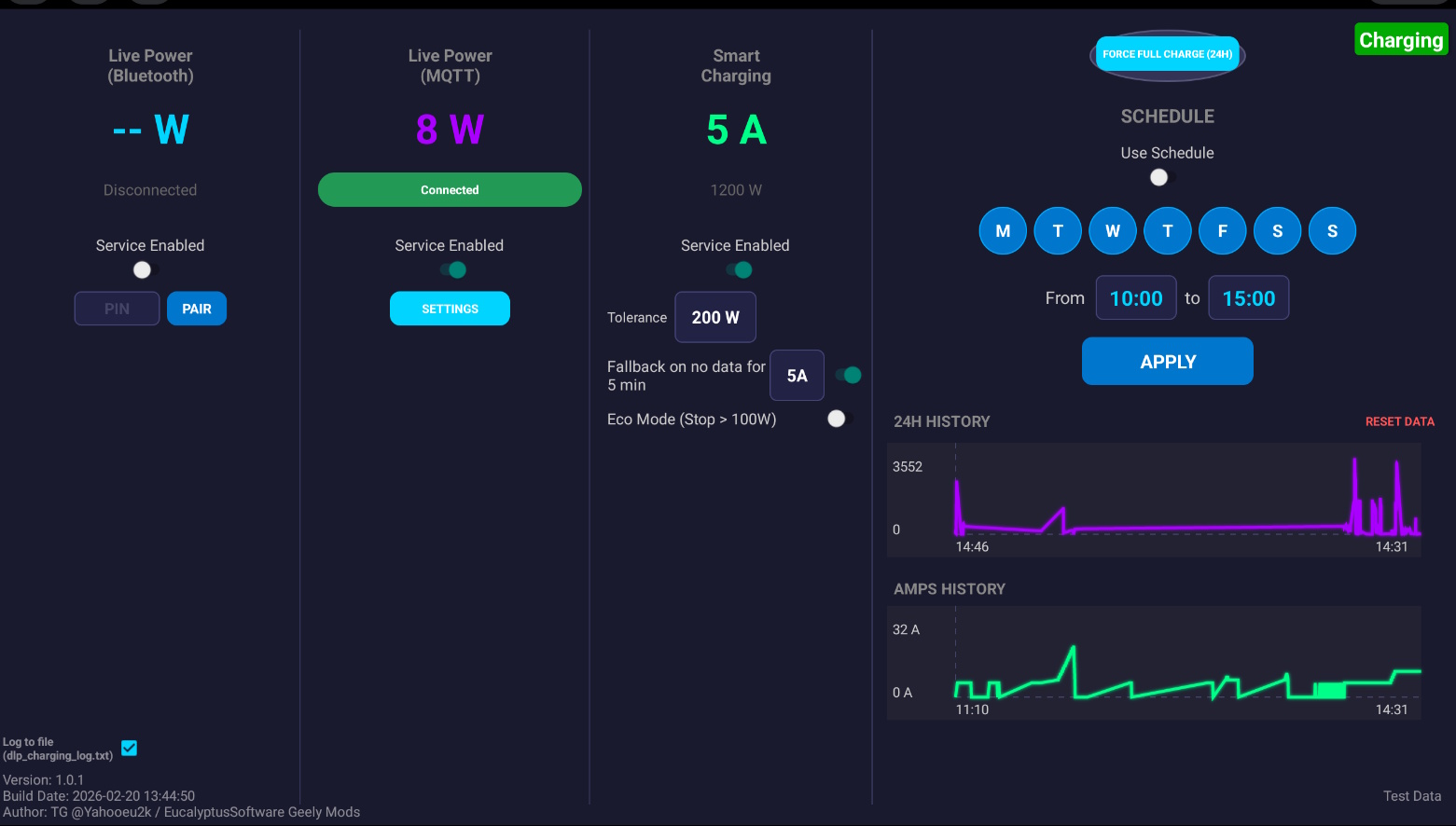 DLP Charging App